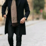black men wool winter Overcoat Long Trench Coat men Jacket Coat Business Casual Long Solid Windbreak Coat winter Outwear christmas gift