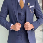 Men suit blue 3 Piece Suit Wedding Groom Wear Dinner Suit Men Slim Fit Suit Men Tuxedo Suit groomsmen suit blue wedding suit party suit