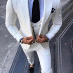 christmas men suitsMen Suits, Wedding Suits, 3 Piece Groom Wear Suits, Men White Suit One Button Body Fit Suits