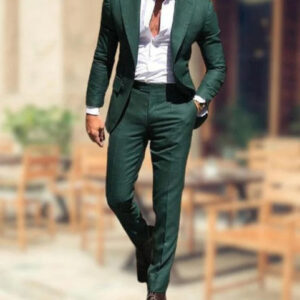 Men Suits Green 2 Piece Beach Wedding Suit Groom Wear Suits Wedding Suit Mens suits | Prom suits for men green suit must read caption